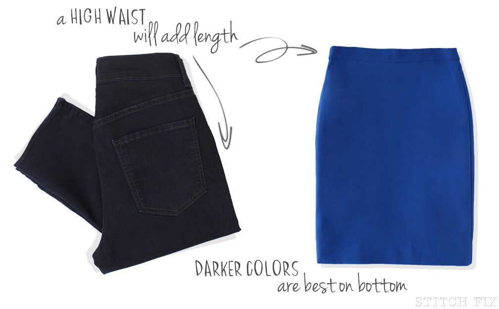 skirts for short legs long torso