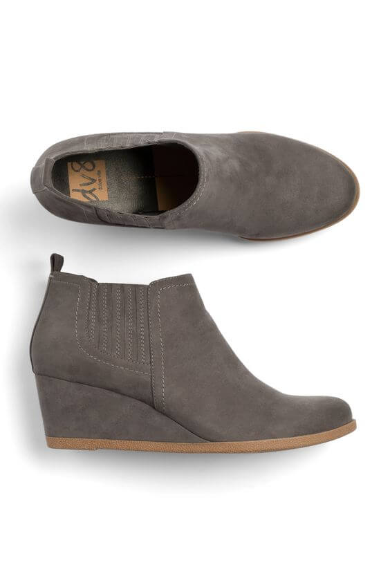 wedge fashion bootie